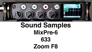 Sound Devices MixPre Sound Samples Comparison