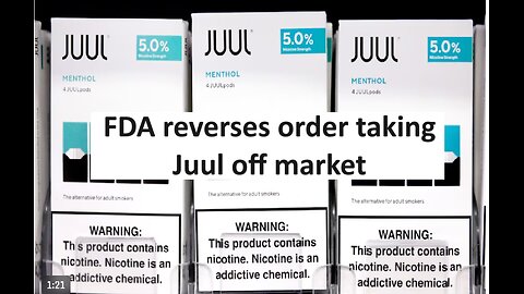 FDA lifts ban on Juul vaping