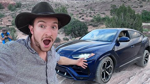 lamborghini Urus off road test (toyota saves the day)