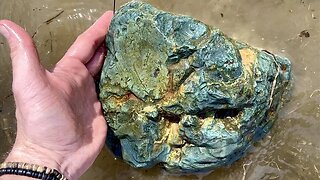 26 lb Evergreen Jasper Stone Found! Rockhounding a New Area!