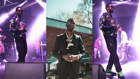 Key Glock paid tribute to his big cousin Young Dolph this past weekend at one his shows ⁣