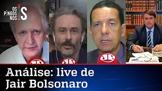 Comentaristas analisam live de Jair Bolsonaro de 12/11/20