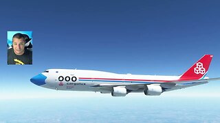Boeing 747-8i Default com Avionics Update 2 - SERÁ QUE PRESTA?
