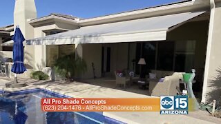 Shade - at your house! Check the new All Pro Shades showroom
