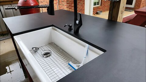 Solid Surface Countertop - Outdoor Kitchen - (PaperStone)