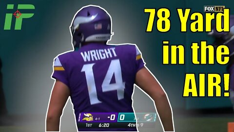 Jaw Dropping Punt by Vikings Punter 🤯🤯