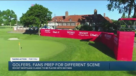 Golfers, fans prep for Rocket Mortgage Classic