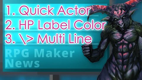 Quick Actor Select Window, Hide Empty Skills, Interview With Cain Reval | RPG Maker News #156