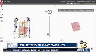 TSA testing 3D x-ray machines