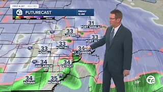 Snow moves in Thursday late