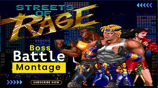 Streets Of Rage - Boss Battle Montage - Sega Genesis/Mega Drive Retro Showdowns! 🎮🕹️
