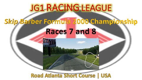 Race 7 - 8 | JG1 Racing League | Skip Barber Formula 2000 | Road Atlanta Short Course | USA