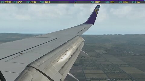 Landing in Burbank