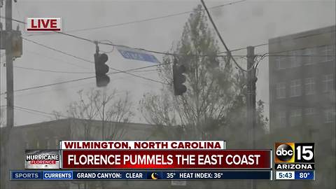 Hurricane Florence makes landfall