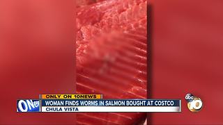 Worms found in salmon bought at Costco