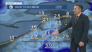 7 First Alert Forecast 5:00 a.m. Update, Monday, February 22