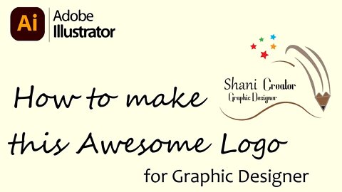 How to Make a Logo in Adobe Illustrator | Logo Design Illustrator CC | Creative logo Idea