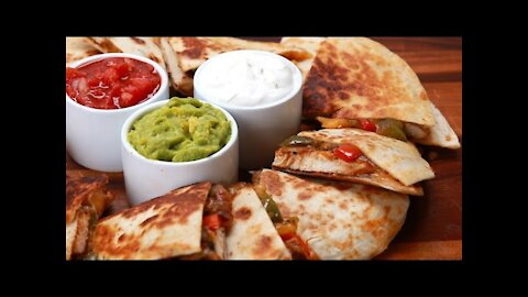 Chicken Fajita Quesadillas