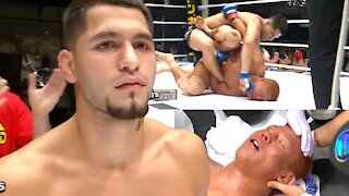 With A Broken Ankle, Jorge Masvidal Finishes Japanese Grappling Legend Satoru Kitaoka