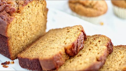 Gluten Free Pumpkin Bread and Muffins | So easy to make and oh so delicious!