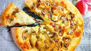 I will never stop cooking this pizza ❗️ INCREDIBLY EASY AND DELICIOUS ❗️ Mushroom pizza 🍕