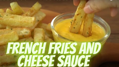 French fries and cheese sauce.....French fries and cheese sauce