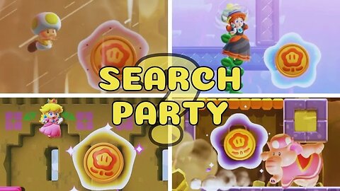 Super Mario Bros. Wonder - Search Party (Wonder Token Locations)