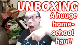 Homeschool Unboxing - HUUUUUUUGE HAUL!