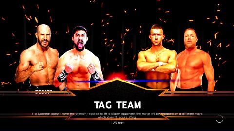 AEW Dynamite Wheeler Yuta & Claudio Castagnoli vs Daniel Garcia & Jake Hager