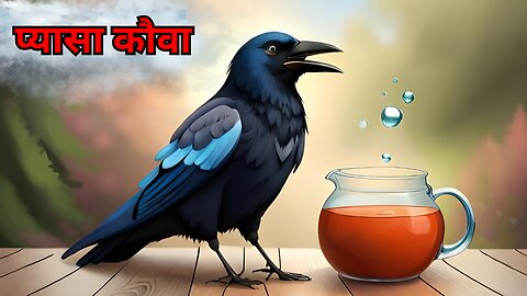 The Thirsty Crow story in Hindi | Pyasa Kauwa Kahani | kids moral hindi story