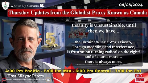 Thursday Updates from the Globalist Proxy Known as Canada