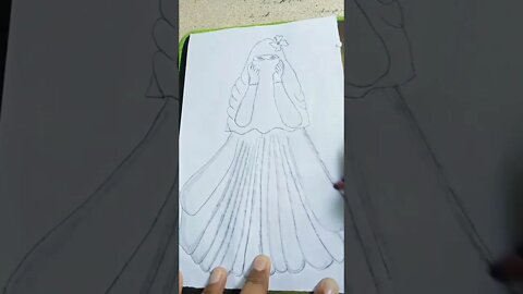 How to draw a girl 💃 #shorts #howtodraw #drawing #girldrawing #girl #viral #ytshorts #short