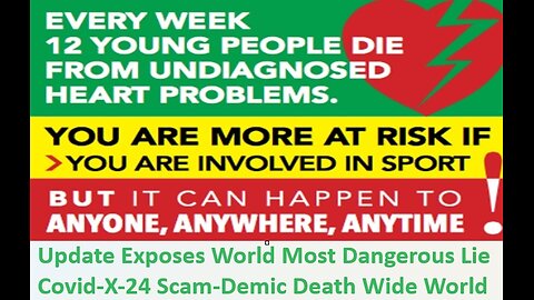 Exposes World’s Most Dangerous Lie Covid-X-24 Scam-Demic Death Wide World