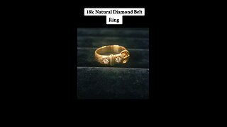 18k Solid Gold Natural Diamond Ring! #naturaldiamonds #collection #viral #trending #popular #18k