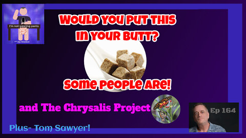 Putting flavor cubes in your butt?! and The Chrysalis Project