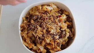 Ground Beef & Cabbage Recipe : Healthy Ground Beef Dinner Idea