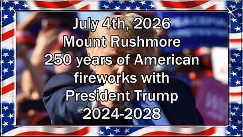 July 4th, 2026 Mount Rushmore 250 years of American fireworks