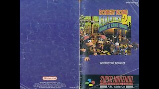 Donkey Kong Country 2 Diddy's Kong Quest - Game Manual (SNES) (Instruction Booklet)