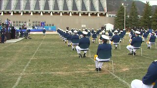 In nod to normalcy, Pence celebrates Air Force Academy grads