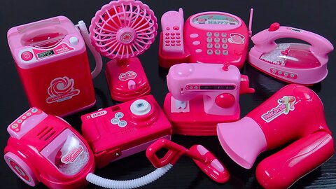 6 Minutes of Satisfying Unboxing | 8 Mini Pink Appliances | ASMR | No Talking