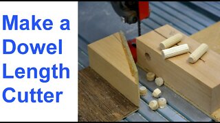 Make a Dowel Length Cutting Jig