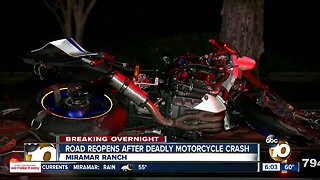 Motorcyclist killed in Miramar Ranch area crash