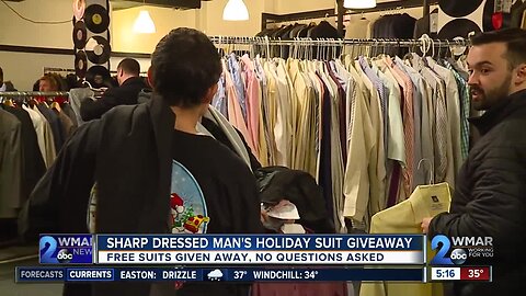 Sharp Dressed Man gives away free suits, no questions asked
