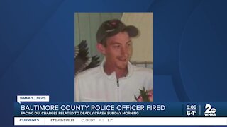 Baltimore County police officer fired