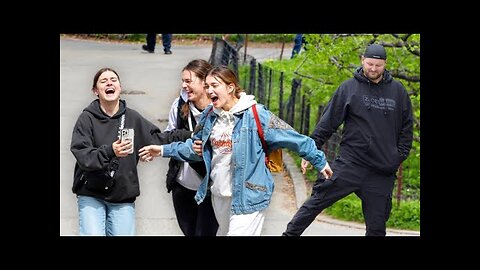 Funny WET FART Prank in NYC! Turdy TORNADO!