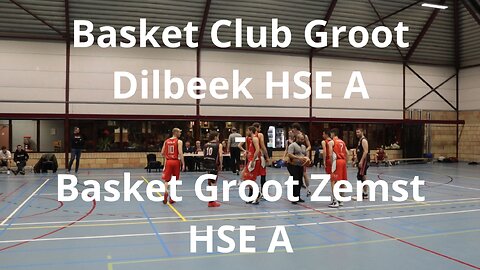 Basket Club Groot Dilbeek HSE A - Basket Groot Zemst HSE A - 9 maart '24