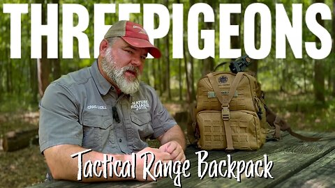 ThreePigeons™ | Tactical Range Backpack | Gear Review
