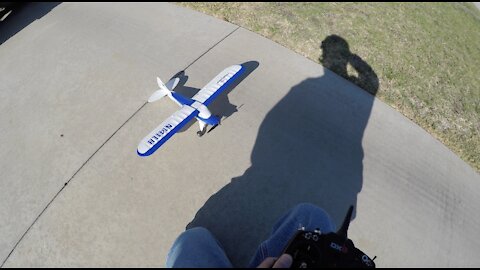 A Risky, Windy, Short Flight For My Little Sport Cub Airplane