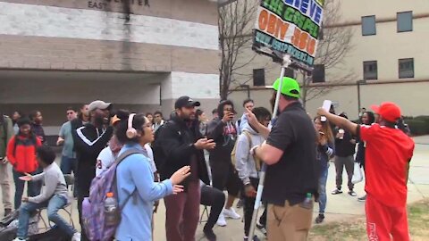 Hateful & Intolerant Students at Georgia State University - Open Air Preaching - Kerrigan Skelly