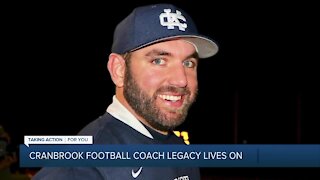 Cranbrook football coach's legacy lives on